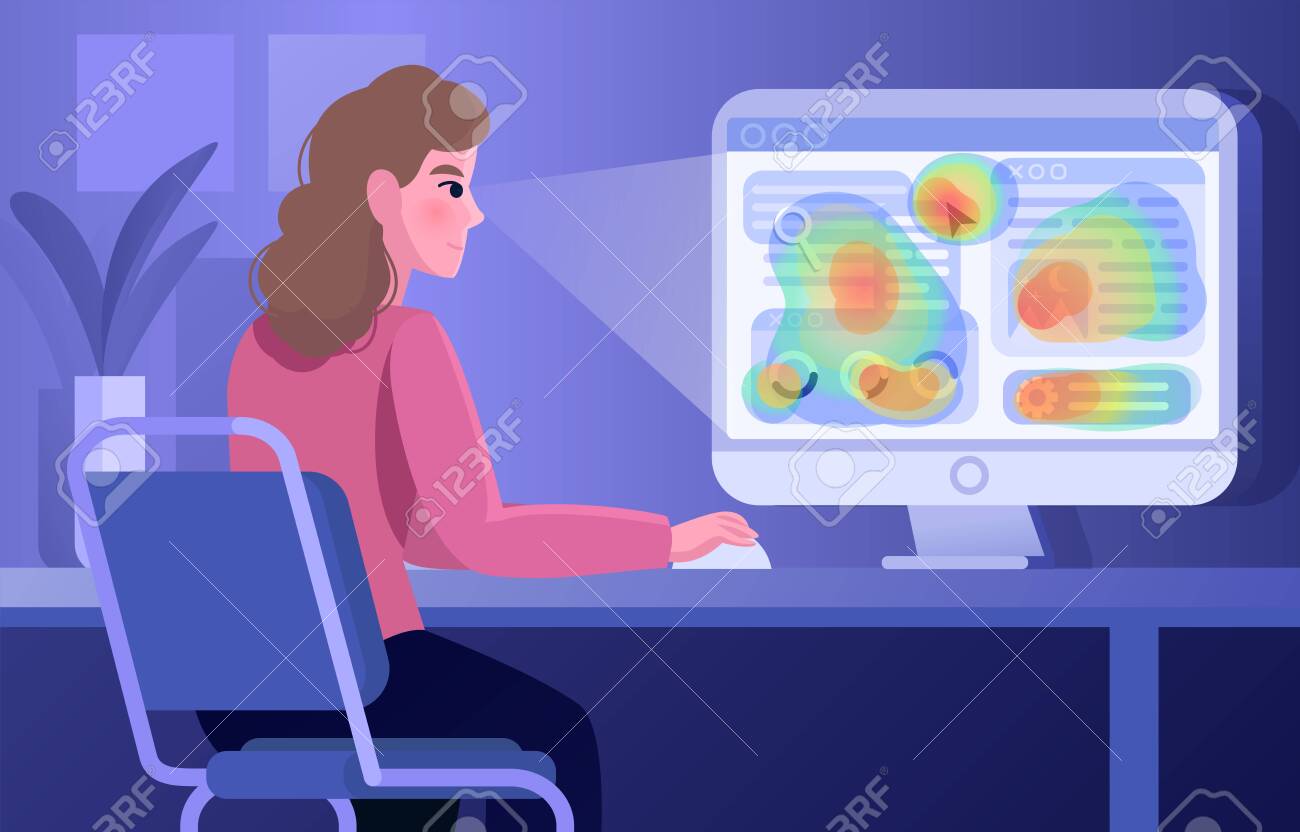 Vector illustration of an eye flow moves concept - 158277936 Vector illustration of an eye flow moves concept - 158277936