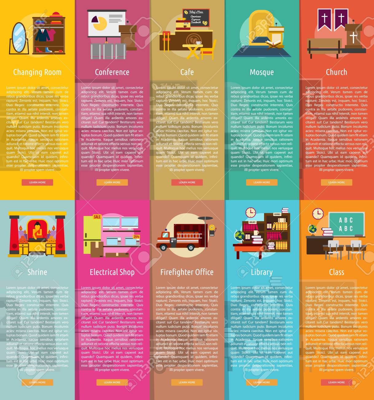 building interior vertical banner concept royalty free cliparts vectors and stock illustration image 62750062 123rf com