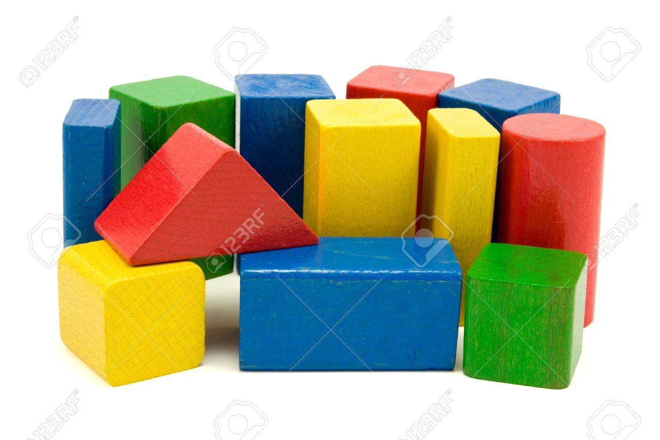 colored wooden blocks