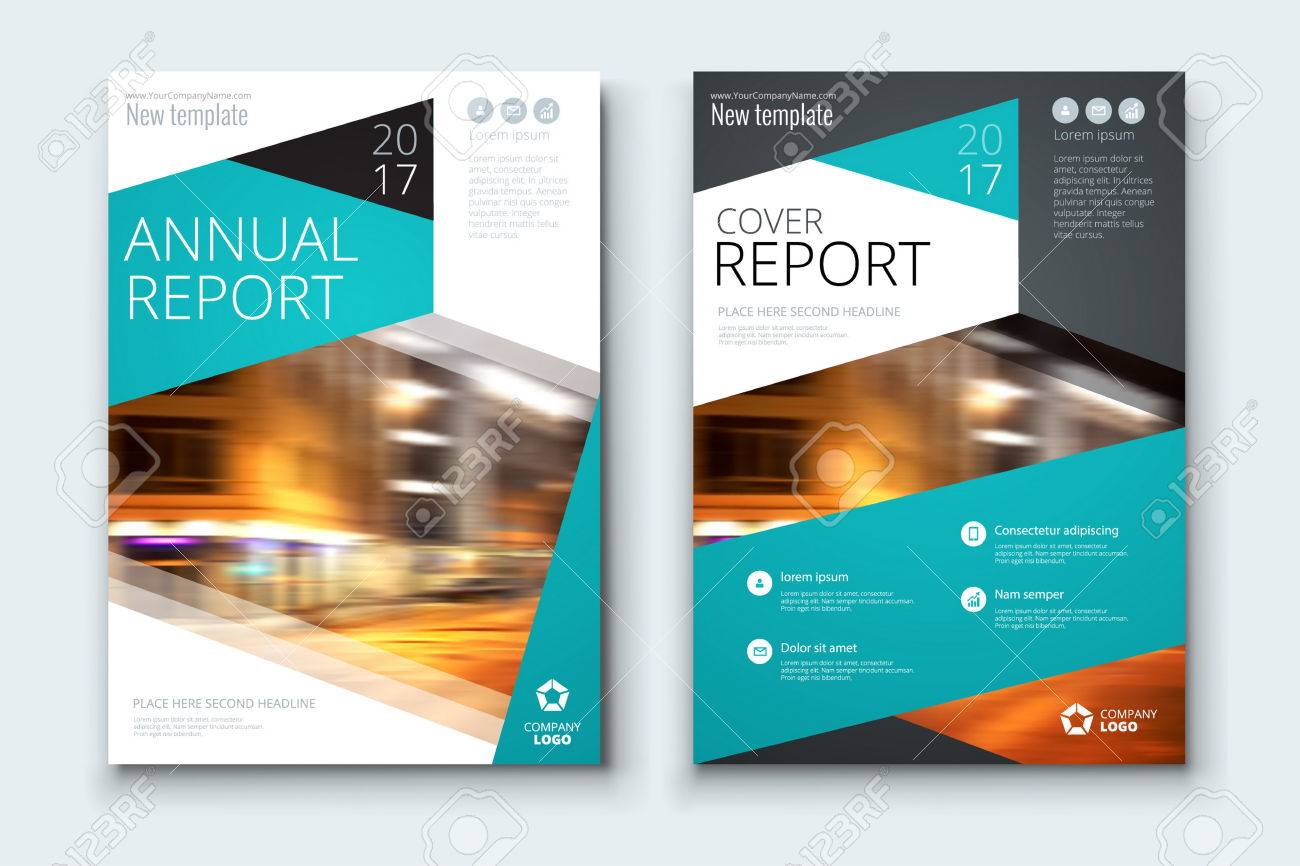 corporate business annual report cover brochure or flyer design