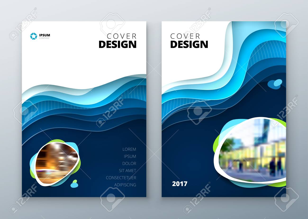 paper cut brochure design paper carve abstract cover for brochure