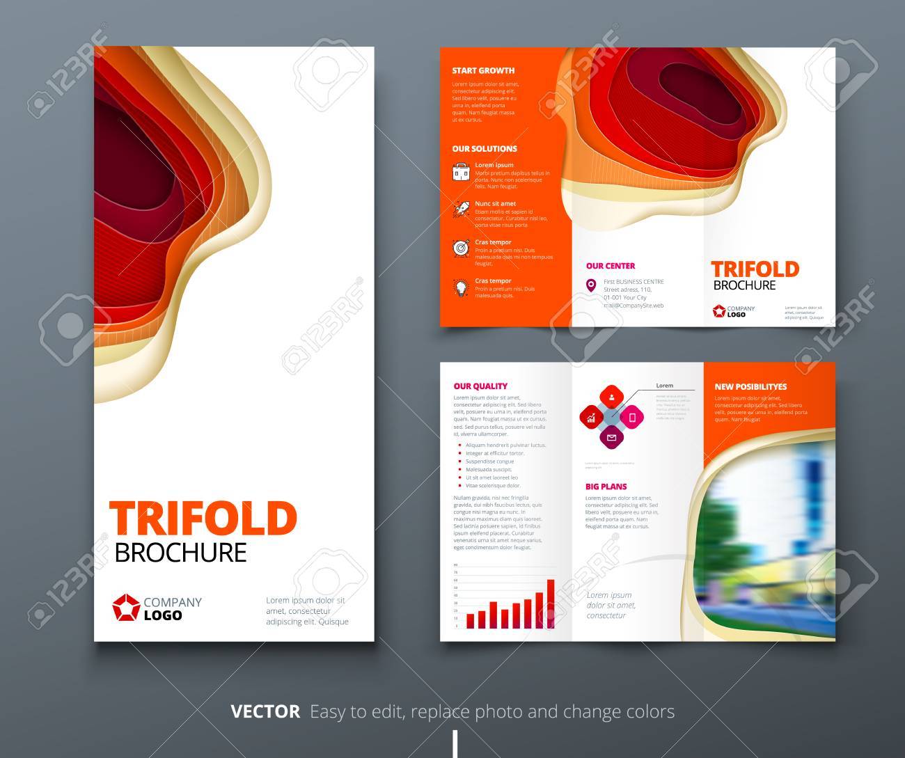 business trifold