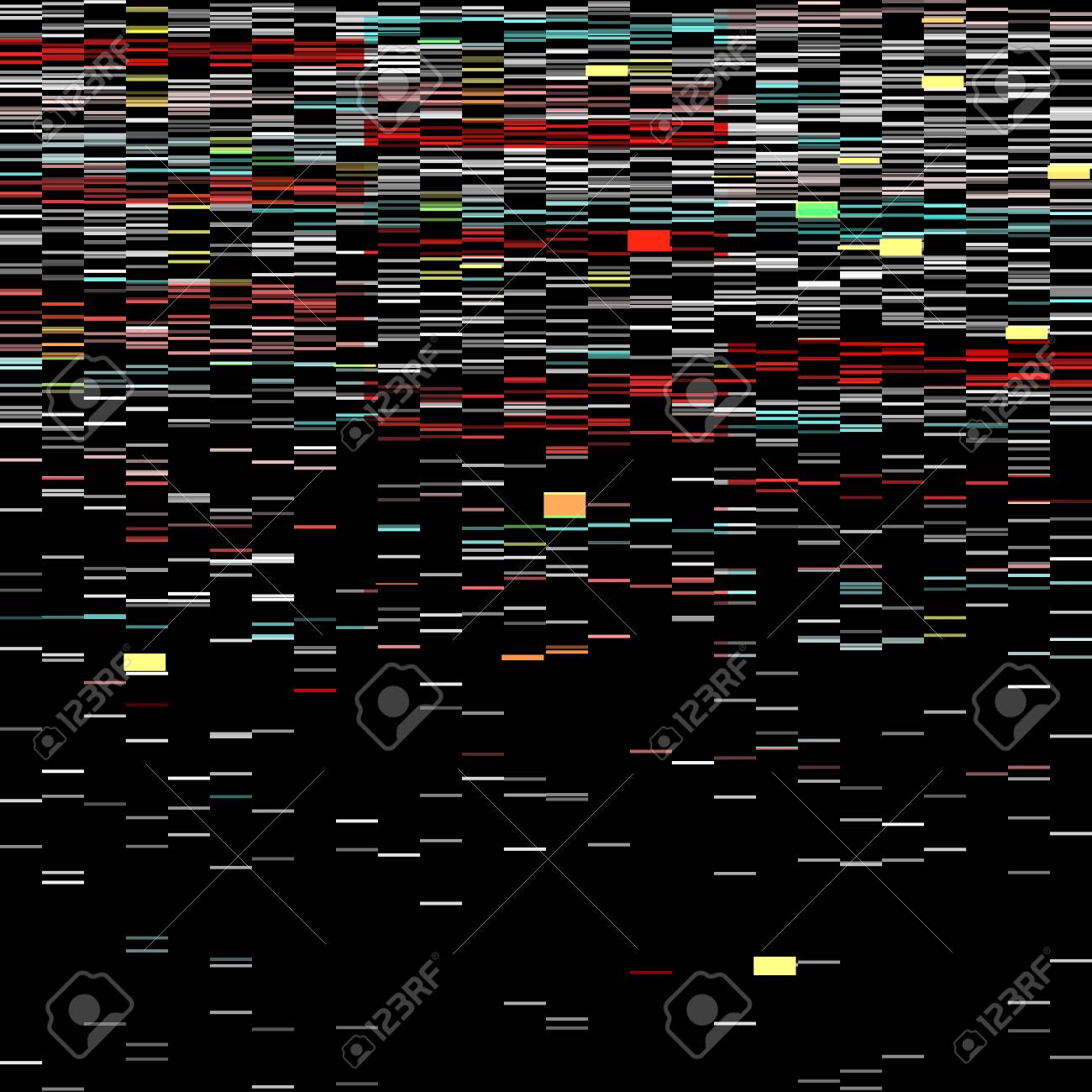 Modern Glitch Collection Tv Noise Glitches Monitor Signal Decay