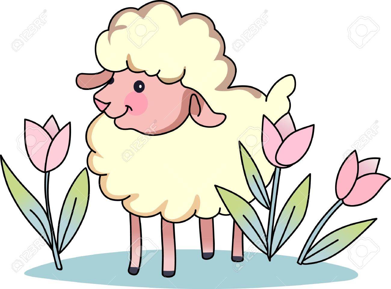 睡眠に役立つ羊を数えます これらのかわいい羊と夢の国にあなたの小さな一を送信します 保育園に最適 のイラスト素材 ベクタ Image