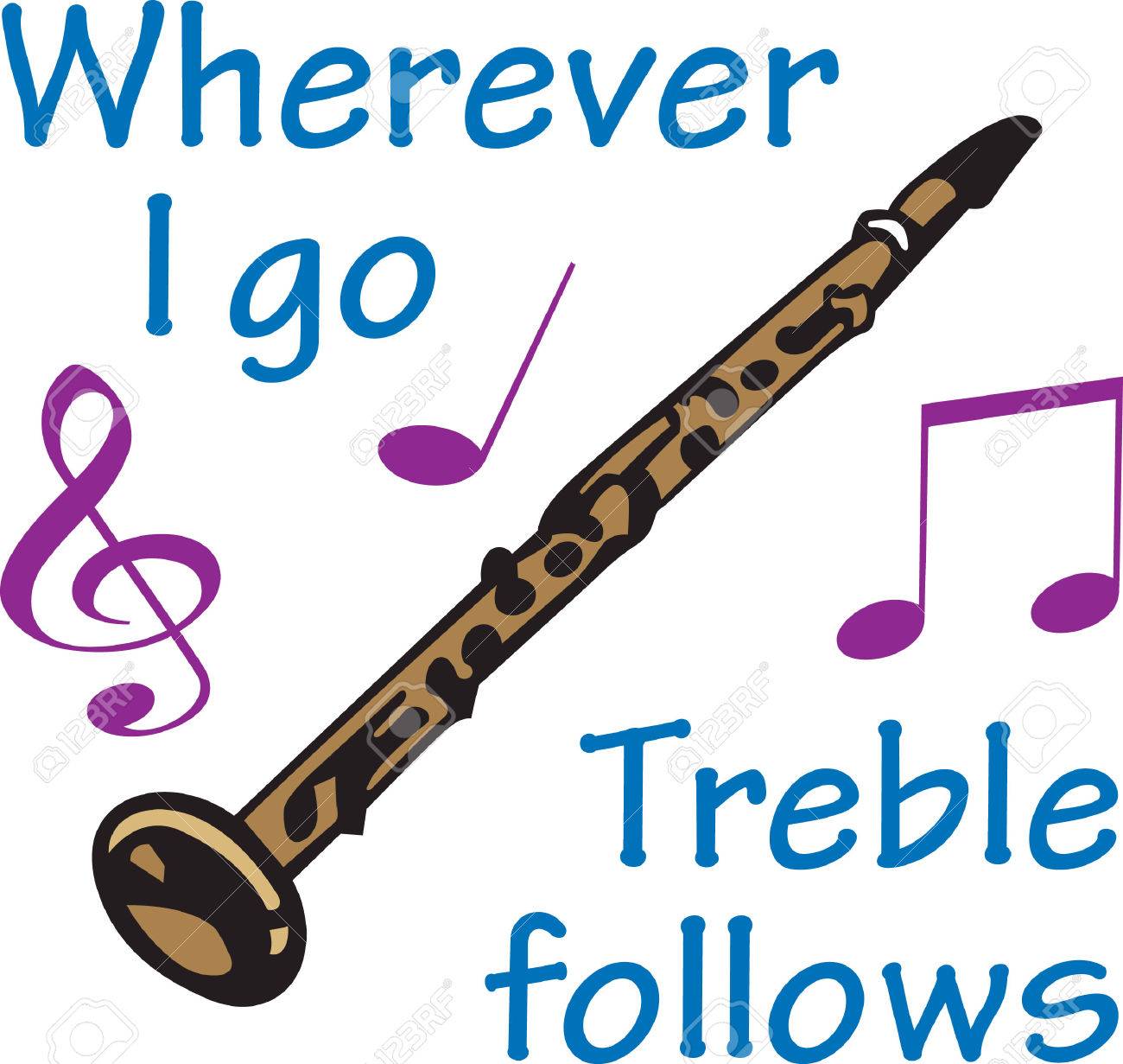 this clarinet design is perfect for your band student royalty free