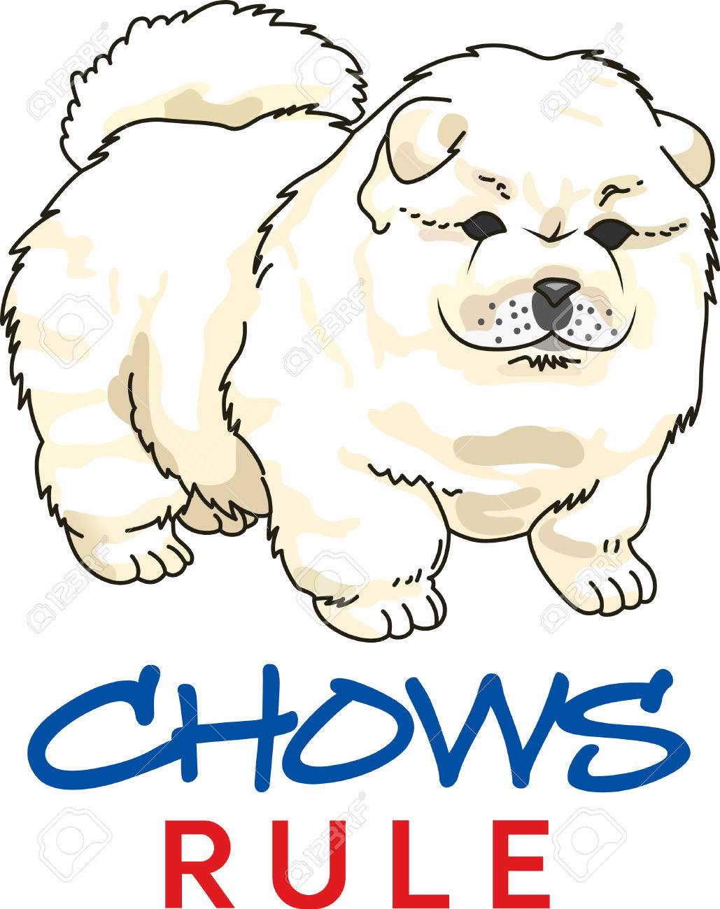 チョウ Chows チャウチャウ 犬の子犬 犬 イヌ科動物 哺乳類 哺乳類 動物 動物 子犬 子犬 子犬 子犬犬 のイラスト素材 ベクタ Image