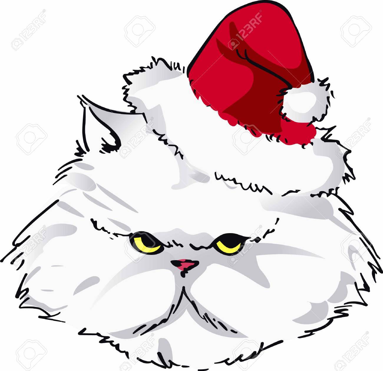 santa cat