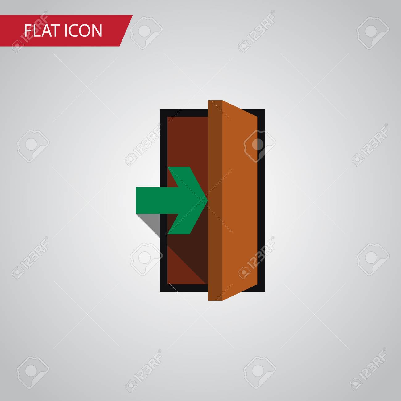 Isolated Entry Flat Icon Entrance Vector Element Can Be Used Royalty Free Cliparts Vectors And Stock Illustration Image 82019385