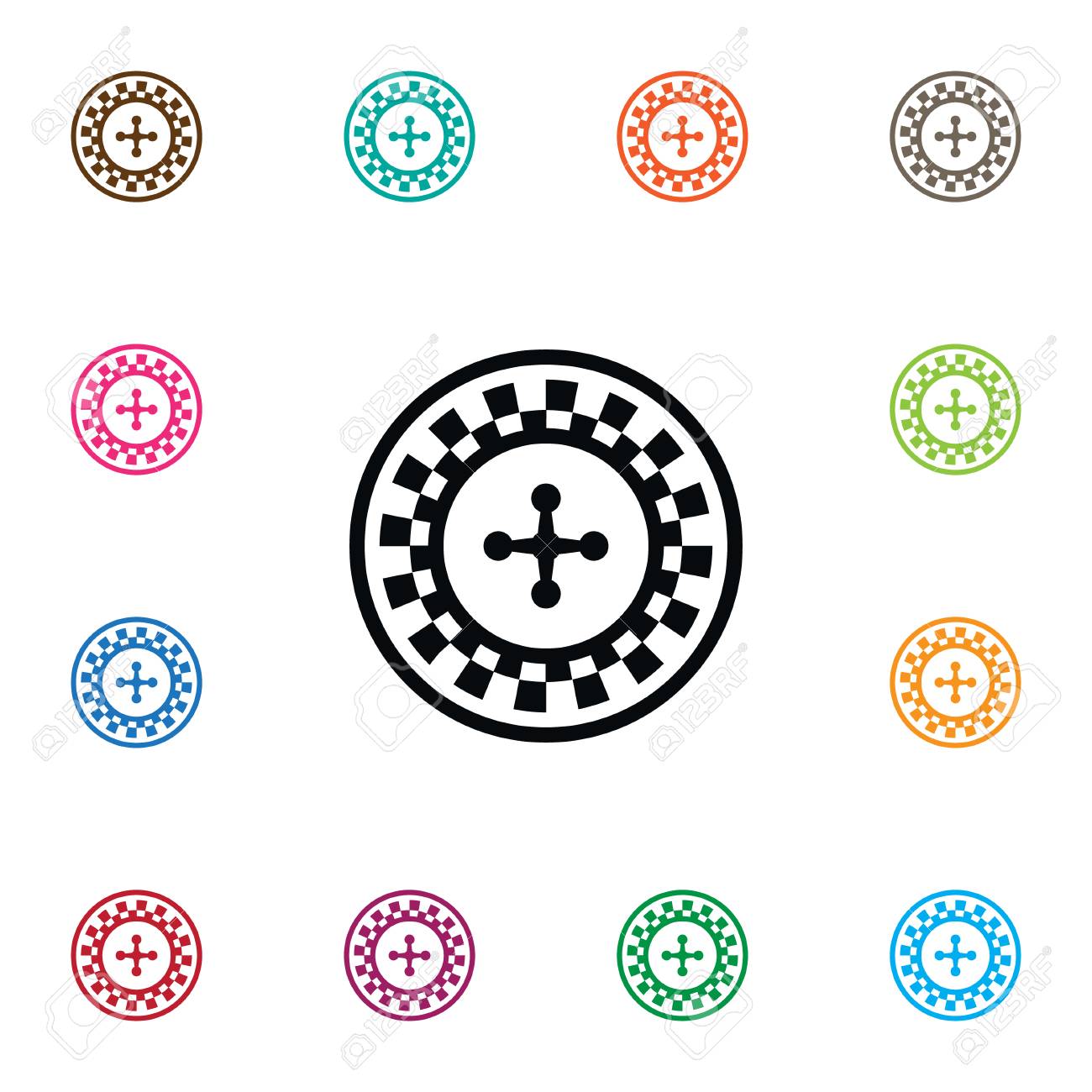 Geisoleerd Lucky Icon Gokken Vector Element Kan Worden Gebruikt Voor Gokken Lucky Roulette Design Concept Royalty Vrije Cliparts Vectoren En Stock Illustratie Image 7999