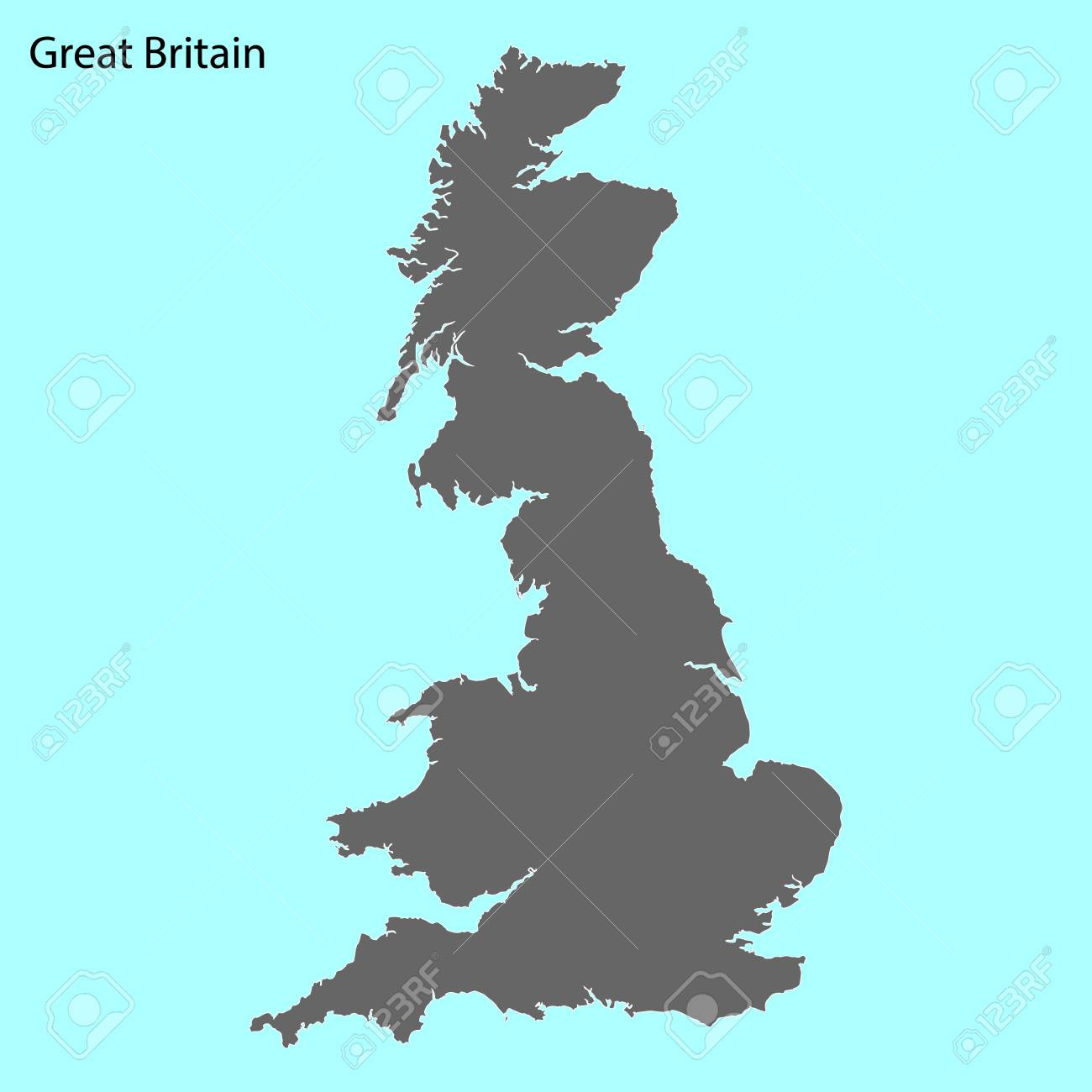 Great Britain Island Map High Quality Map Of Great Britain Is The Island Of United Kingdom Royalty  Free Svg, Cliparts, Vectors, And Stock Illustration. Image 111204427.