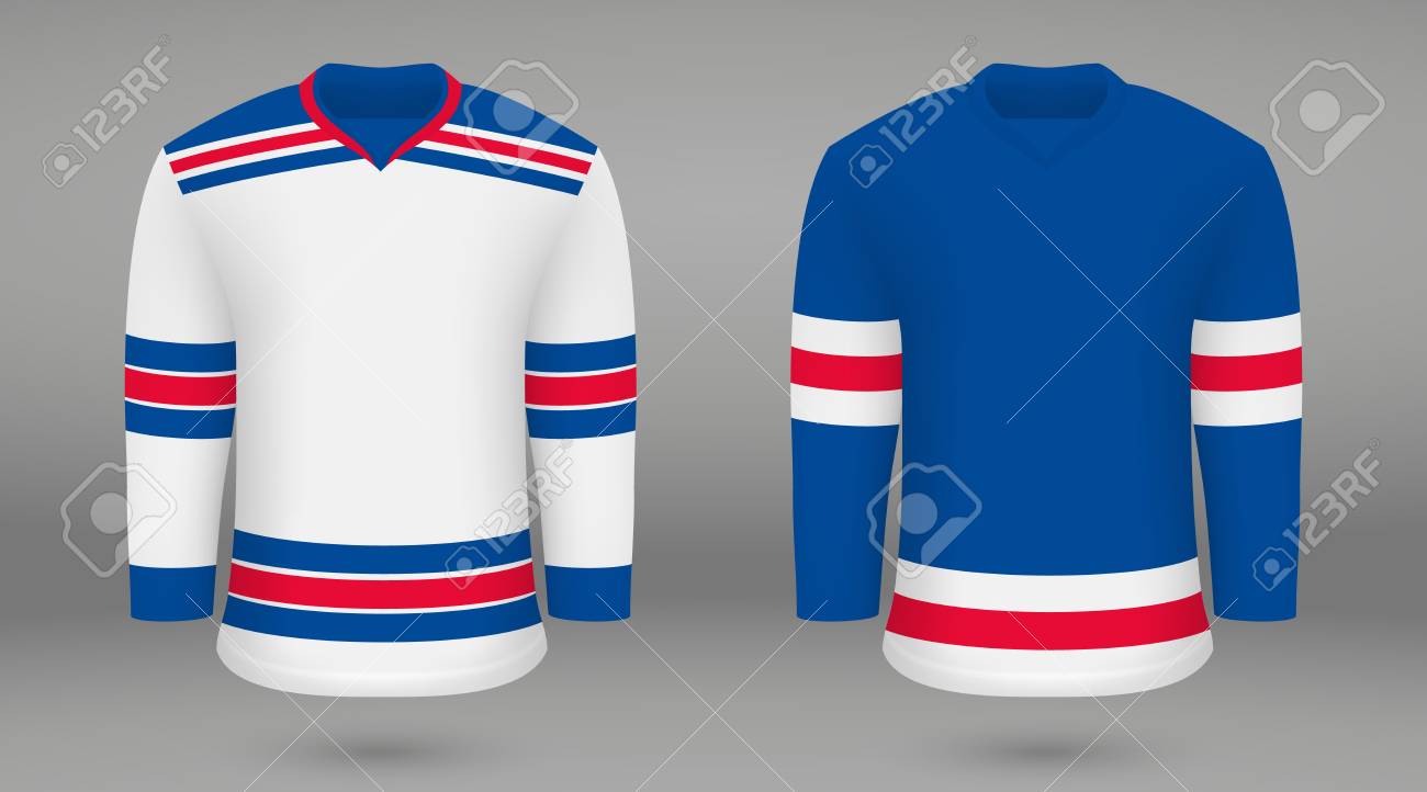 Hockey jersey template Royalty Free Stock SVG Vector