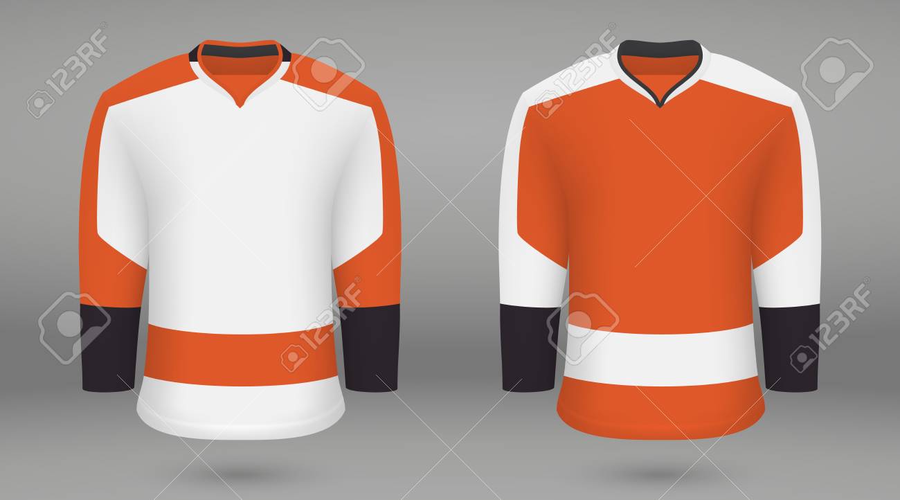 Hockey jersey template Royalty Free Stock SVG Vector