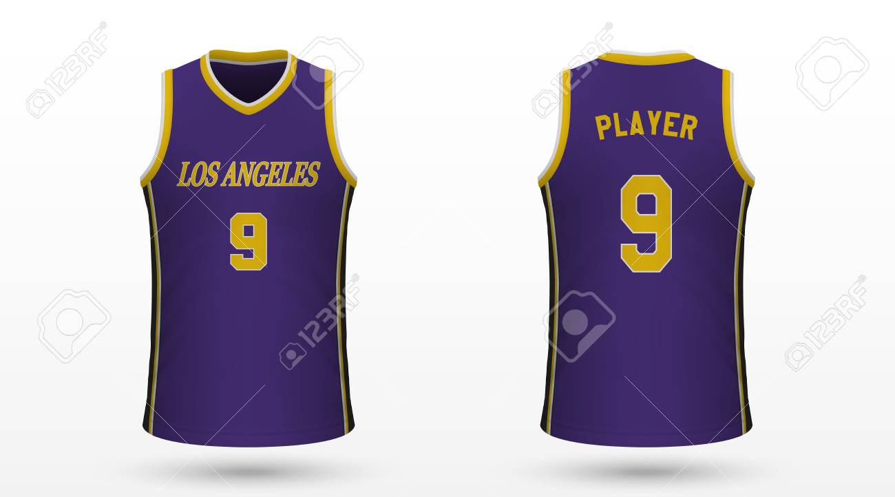 los angeles basketball jersey