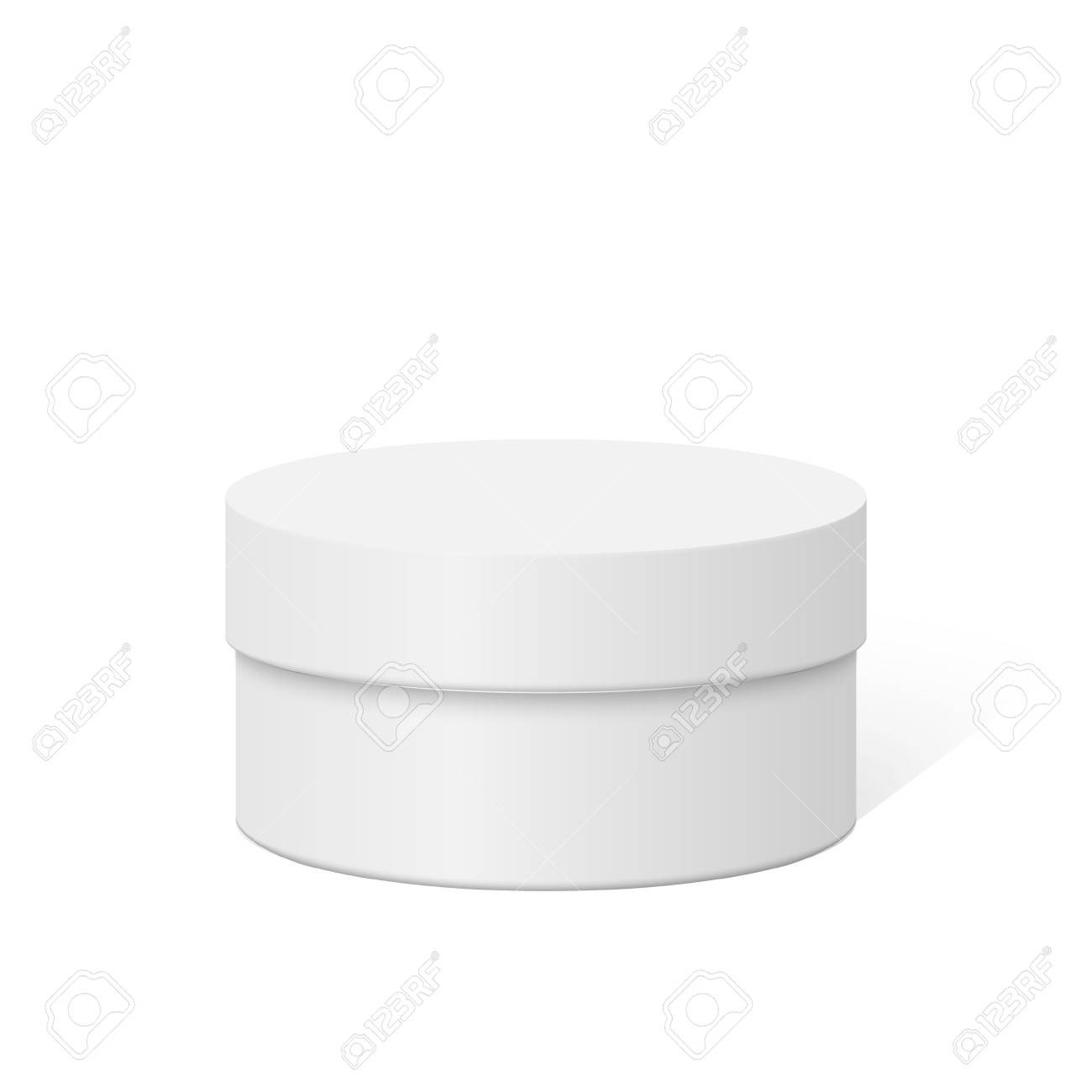 Plastic round container box package design illustration template - 123026057 Plastic round container box package design illustration template - 123026057