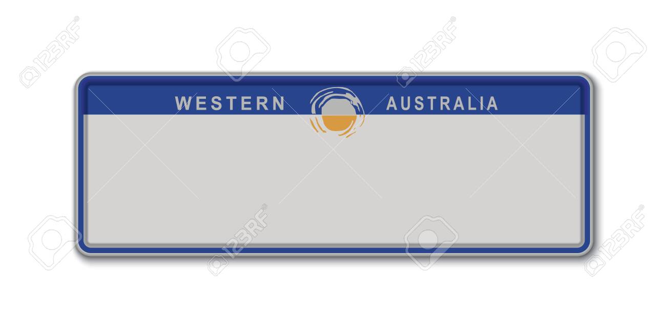 picture Australian State License Plates car number plate vehicle registration license of western australia