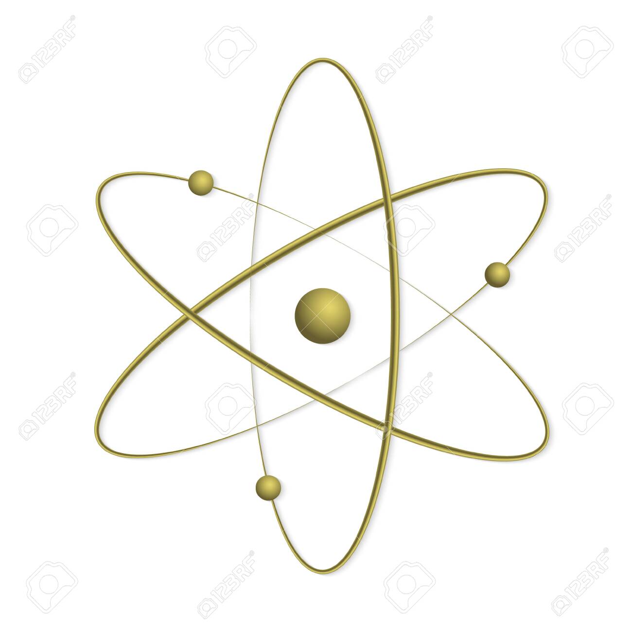 Atom orbit symbol icon. Vector illustration - 139622127 Atom orbit symbol icon. Vector illustration - 139622127
