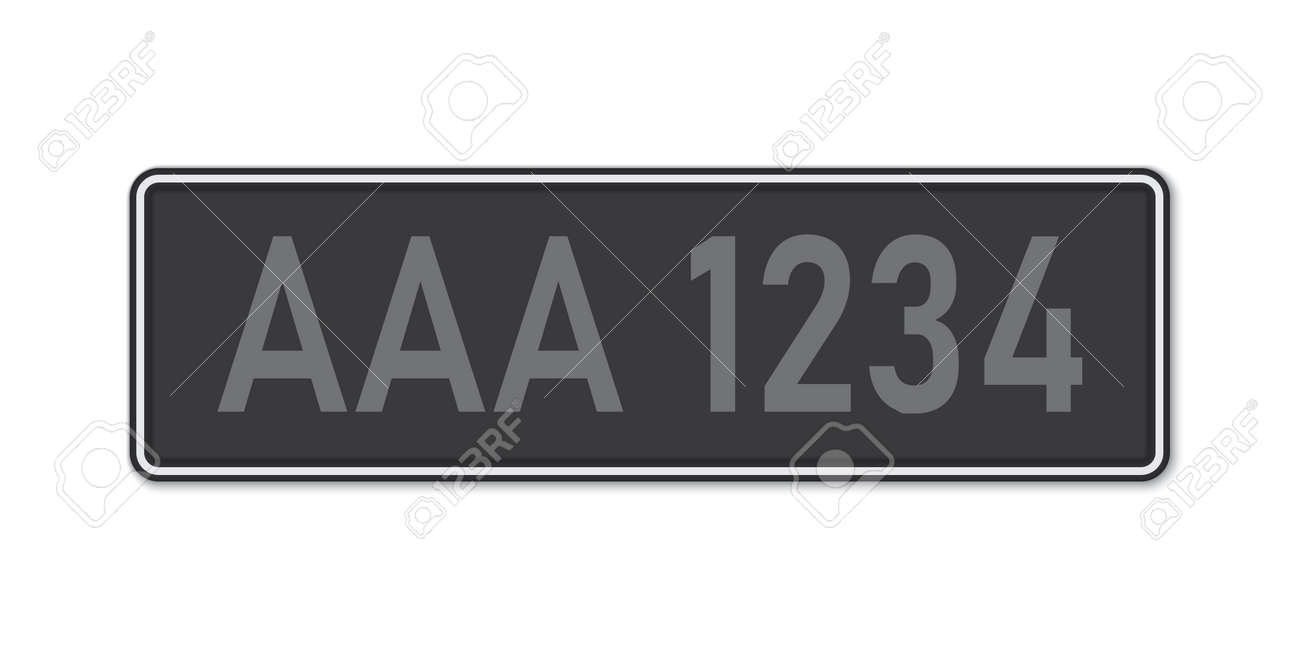 Car number plate. Vehicle registration license of Malaysia. Standard sizes - 168928822 Car number plate. Vehicle registration license of Malaysia. Standard sizes - 168928822
