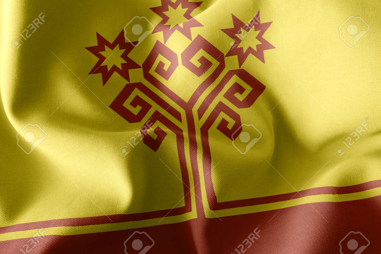 3D illustration flag of Chuvashia is a region of Russia. Waving on the wind flag textile background - 168929087 3D illustration flag of Chuvashia is a region of Russia. Waving on the wind flag textile background - 168929087