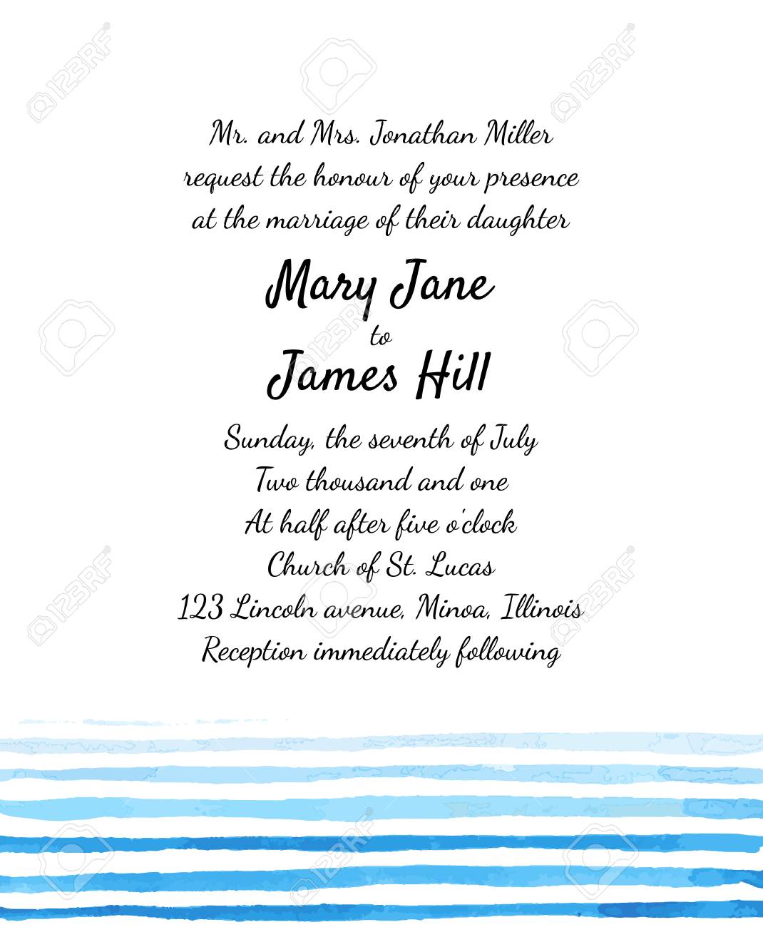 wedding announcements template