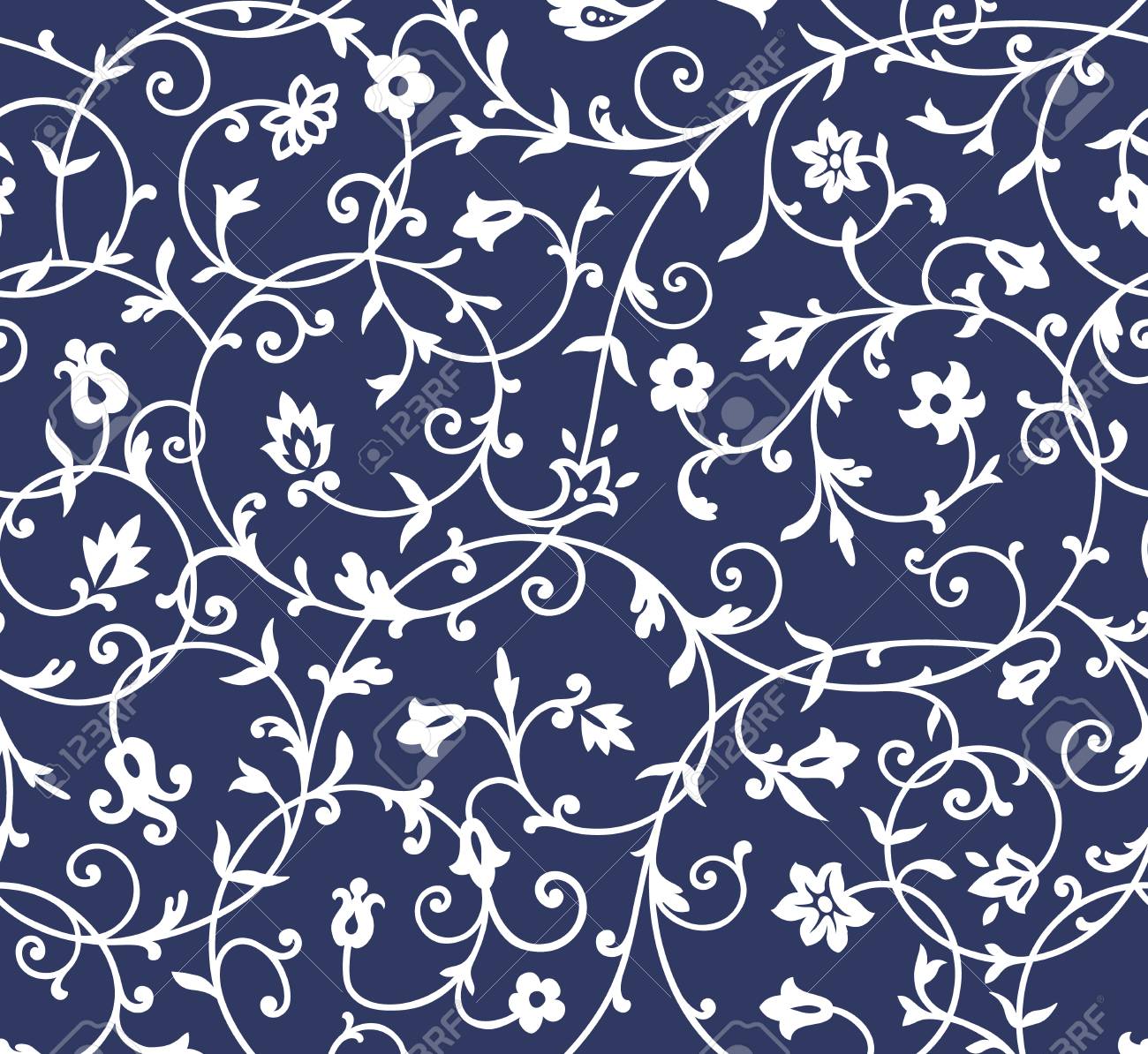Vintage floral pattern rich ornament, old style pattern for wallpapers,..