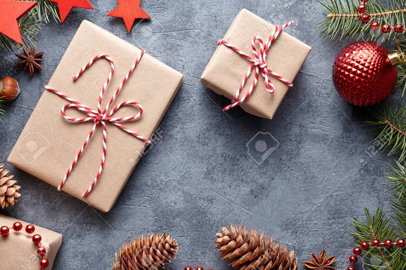 xmas wrapping ribbon