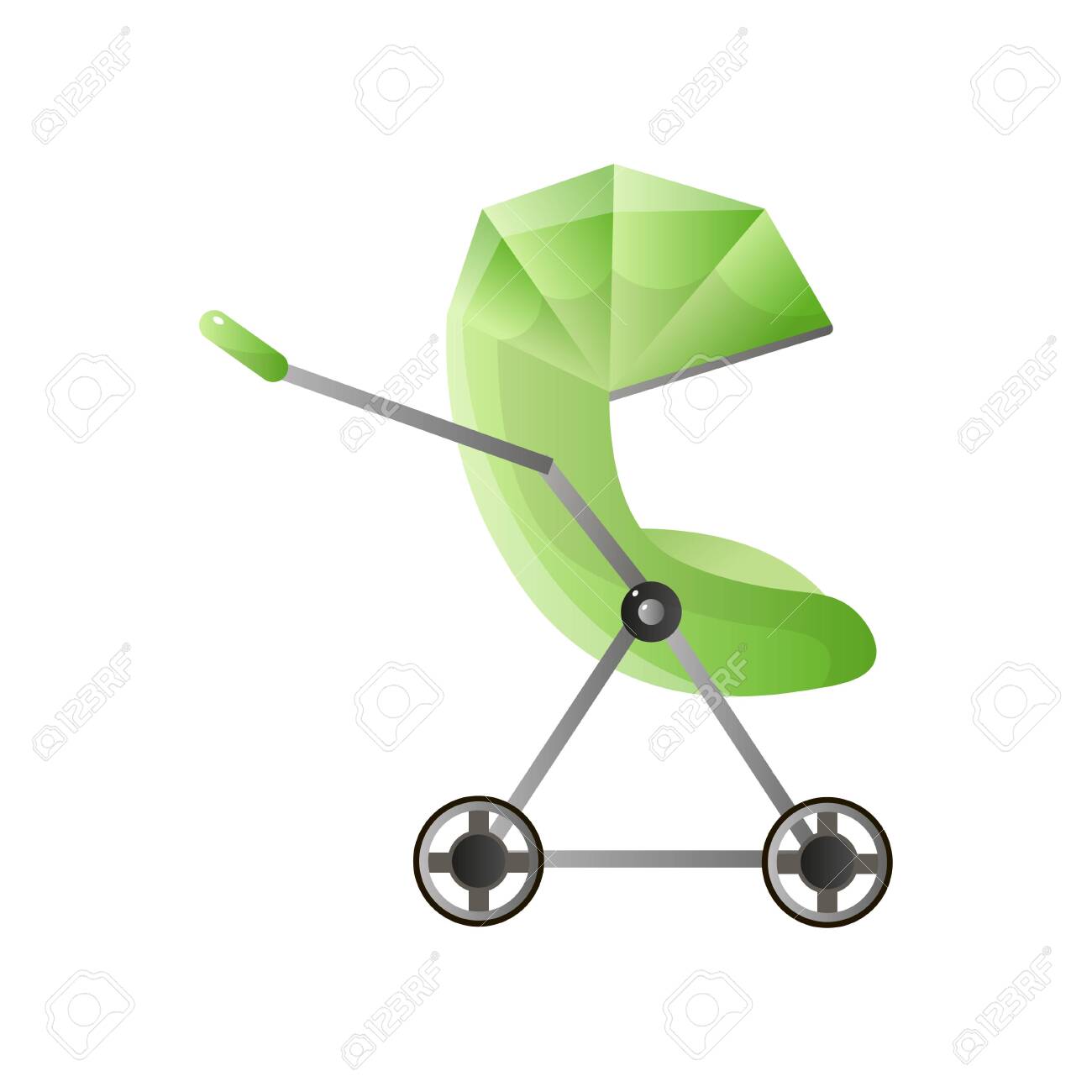 one handle stroller