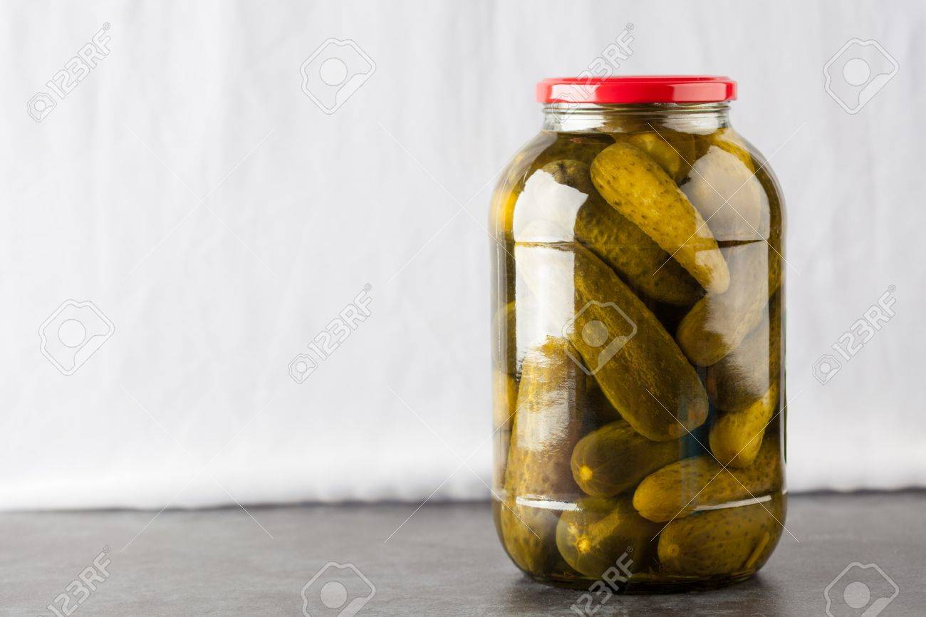 Big Jar With Dill Pickles On White Background With Copy Space Stock Photo Picture And Royalty Free Image Image 79284247