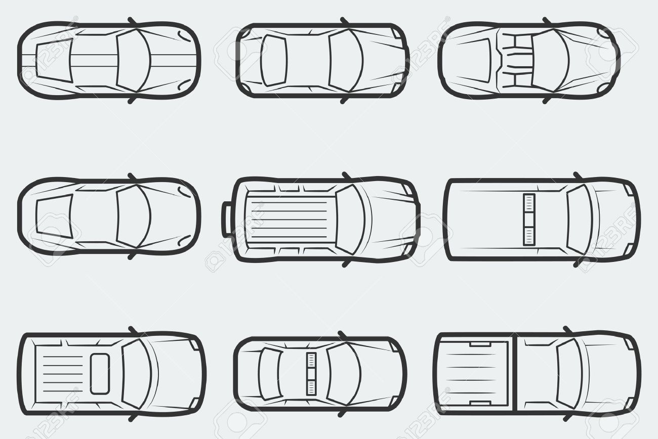 アウトライン スタイル トム ビュー ベクトル車 のイラスト素材 ベクタ Image アウトライン スタイル トム ビュー ベクトル車 のイラスト素材 ベクタ Image