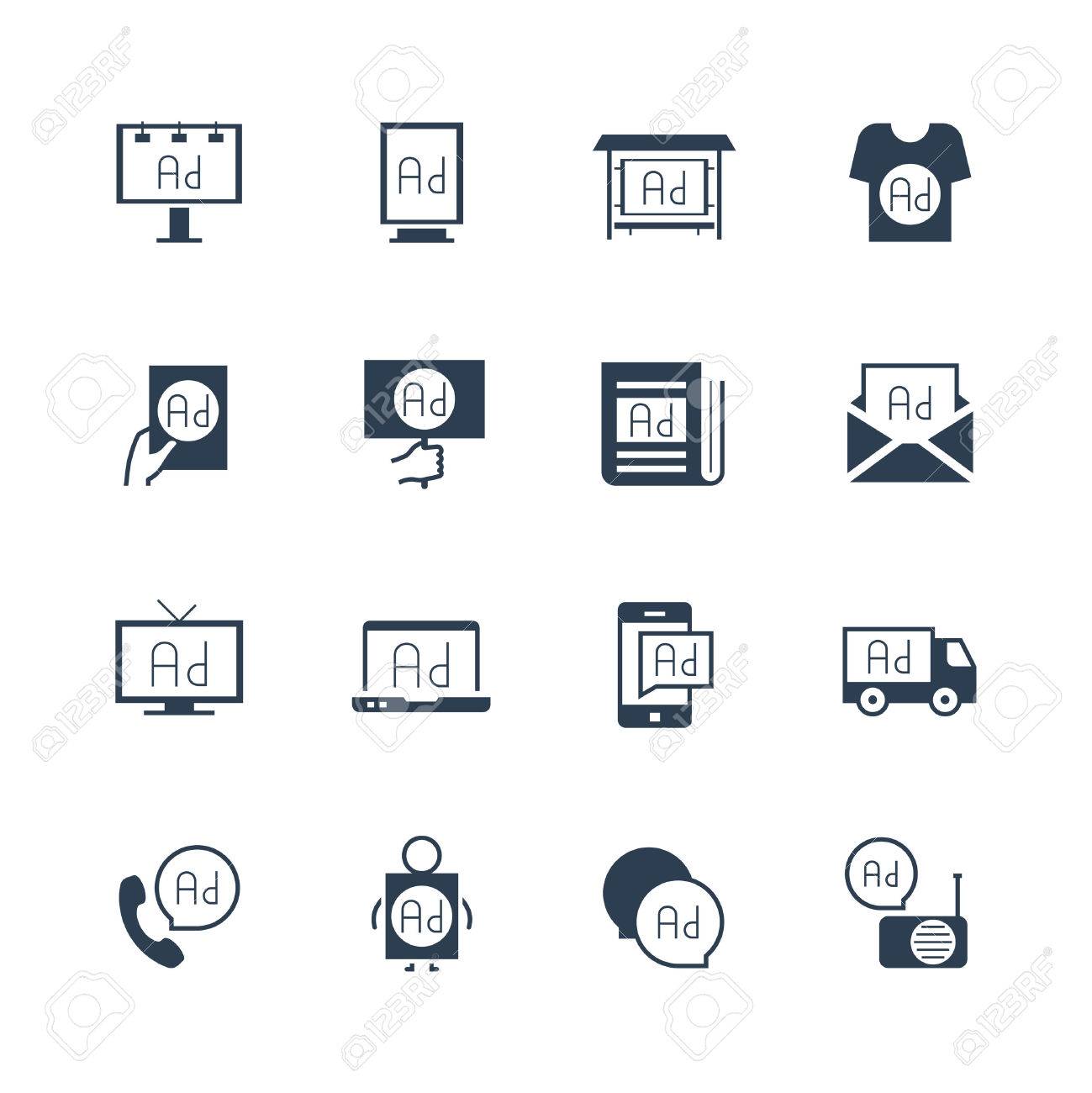 広告やプロモーション ベクトル アイコンを設定のイラスト素材 ベクタ Image 広告やプロモーション ベクトル アイコンを設定のイラスト素材 ベクタ Image