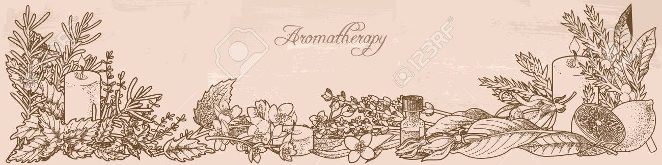 Composition made of aromatherapy herbs - 39785040 Composition made of aromatherapy herbs - 39785040
