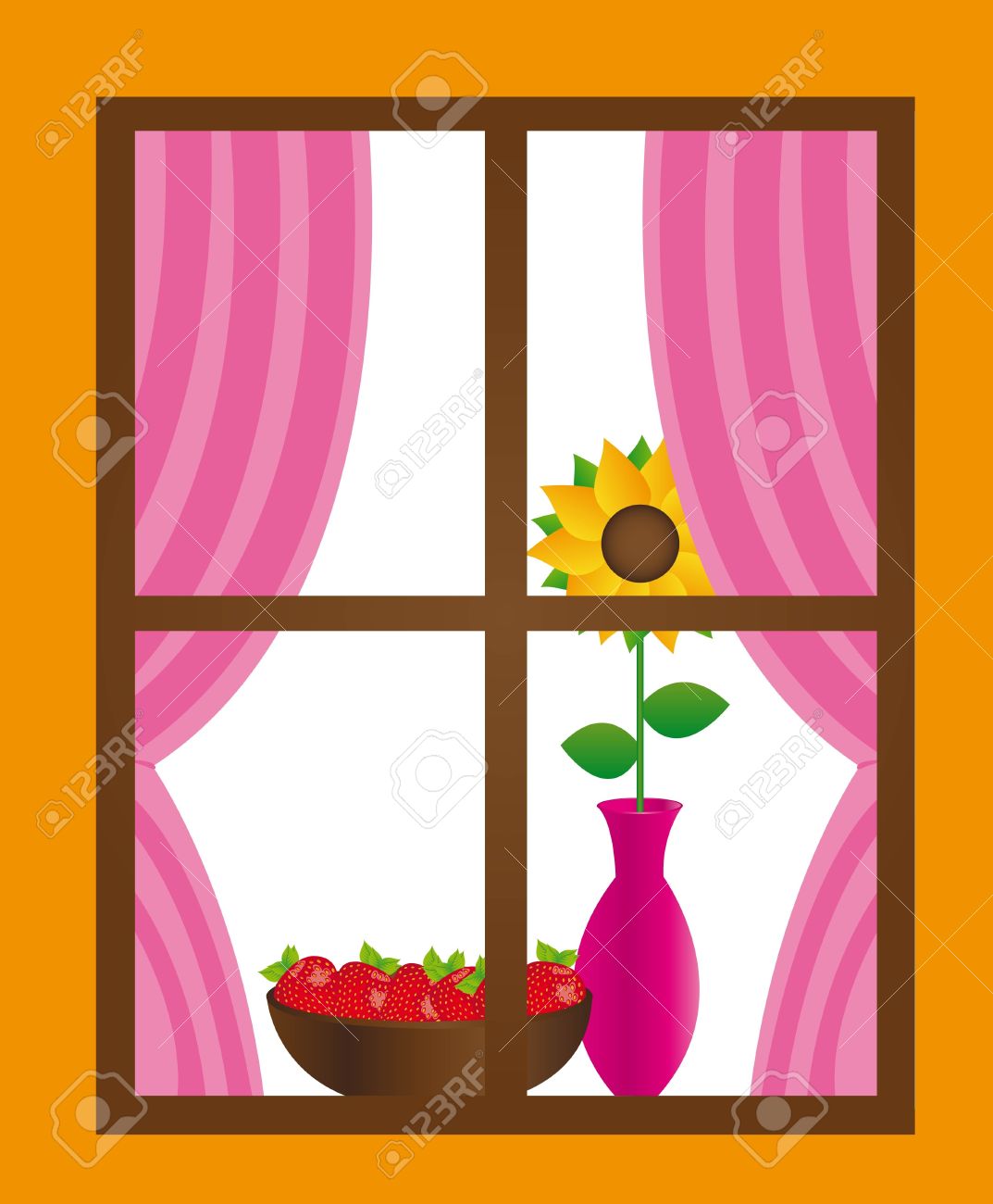 Красивые аппликации на окна