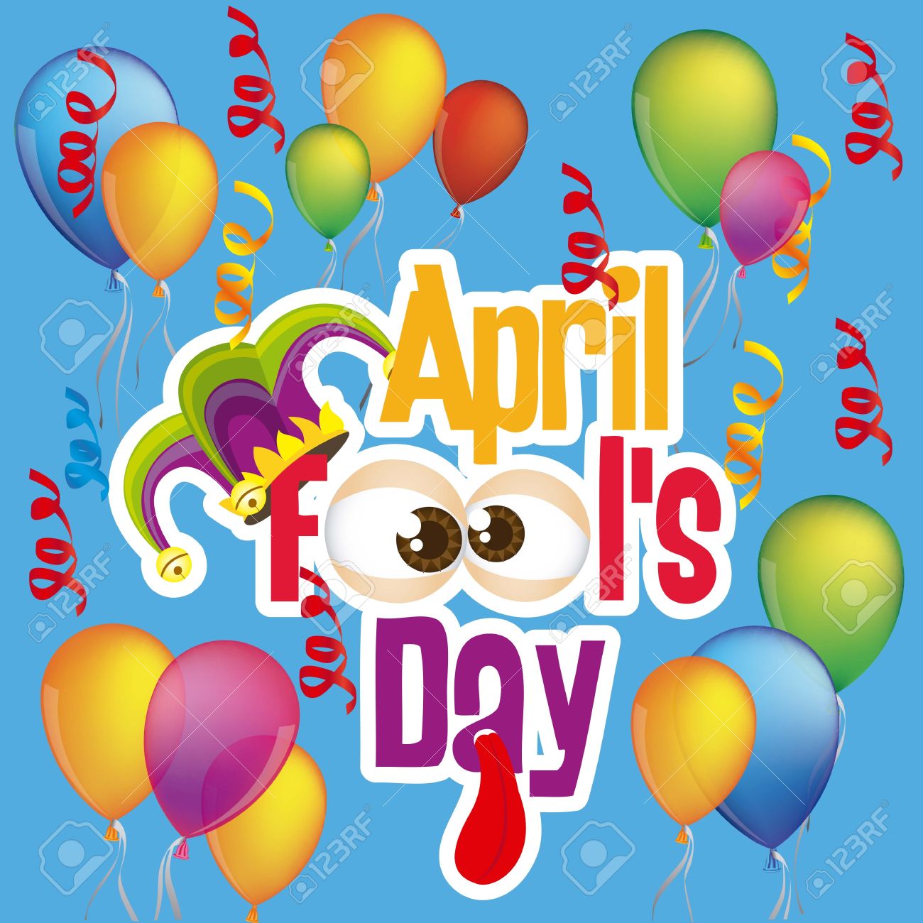 図 4 月エイプリルフールの日 道化師のアイコン ベクトル イラスト のイラスト素材 ベクタ Image 1787