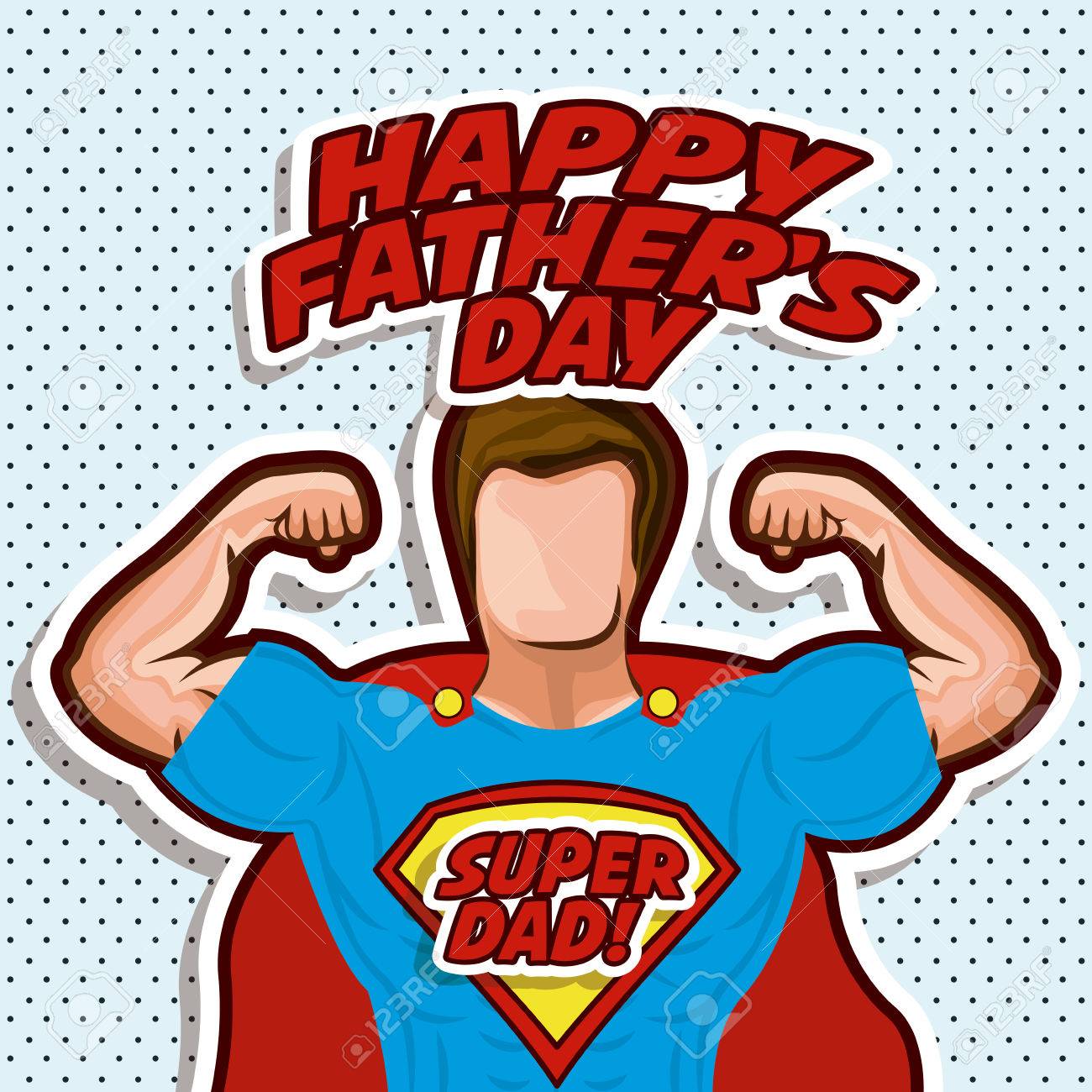 Fathers day design over pointed background, vector illustration - 39170784 Fathers day design over pointed background, vector illustration - 39170784