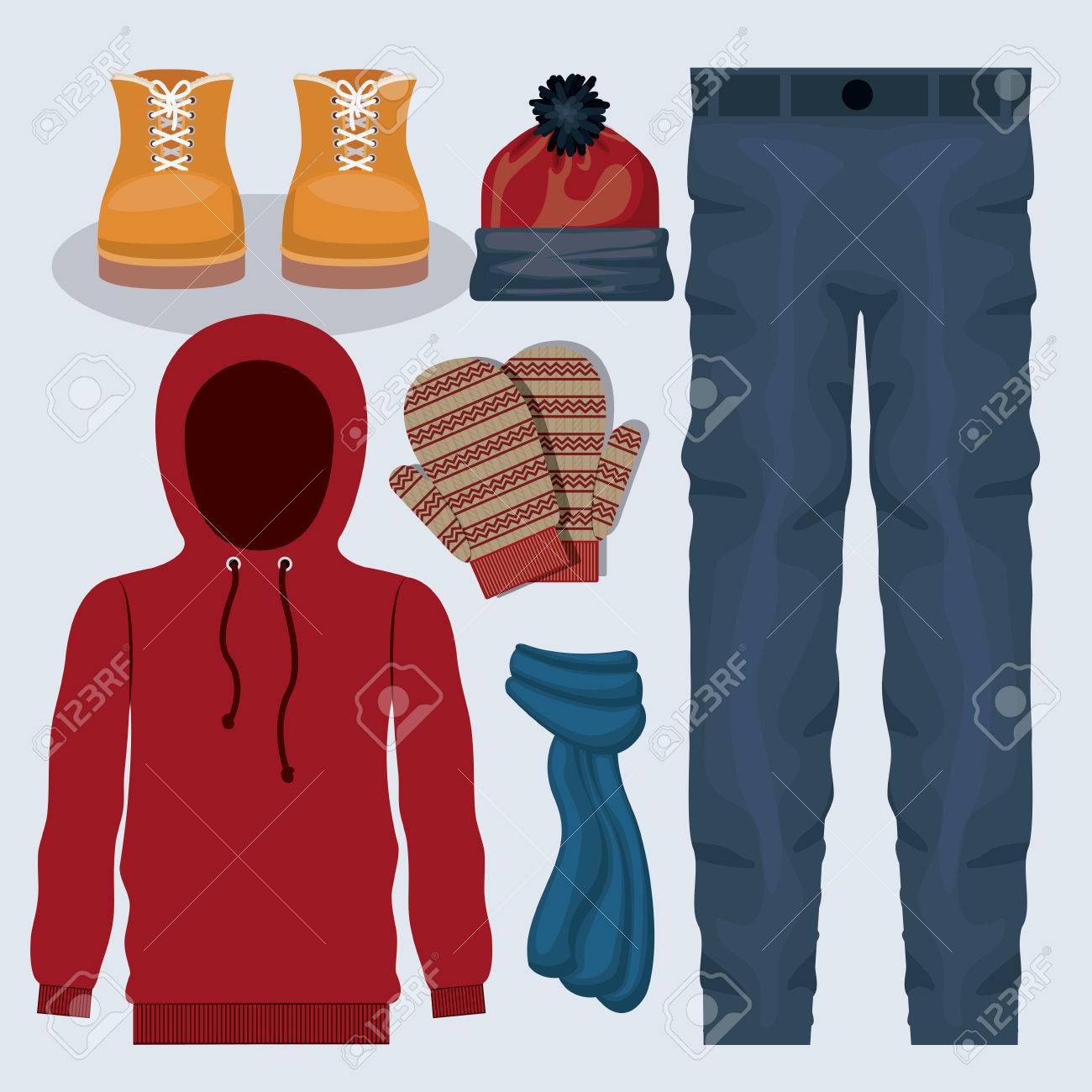 winter clothing design illustration graphic - 49107047 winter clothing design illustration graphic - 49107047