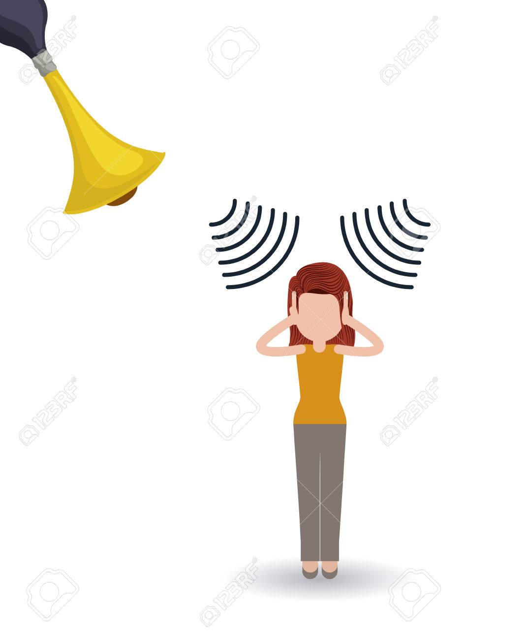 noise pollution design, vector illustration graphic - 53273646 noise pollution design, vector illustration graphic - 53273646