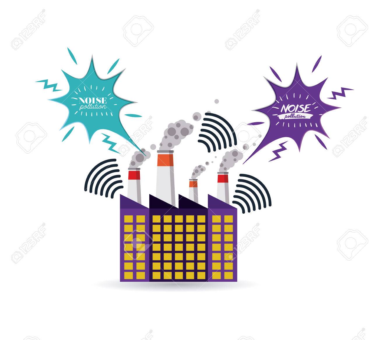 Noise Pollution Design Vector Illustration Graphic Royalty Free Cliparts Vectors And Stock Illustration Image