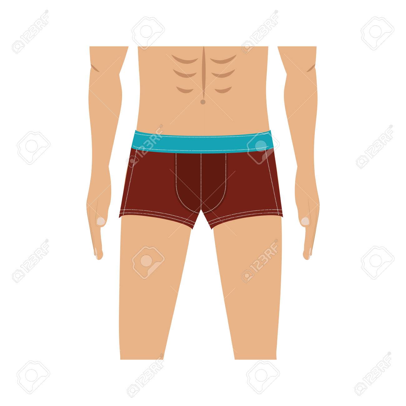 half swimming trunks