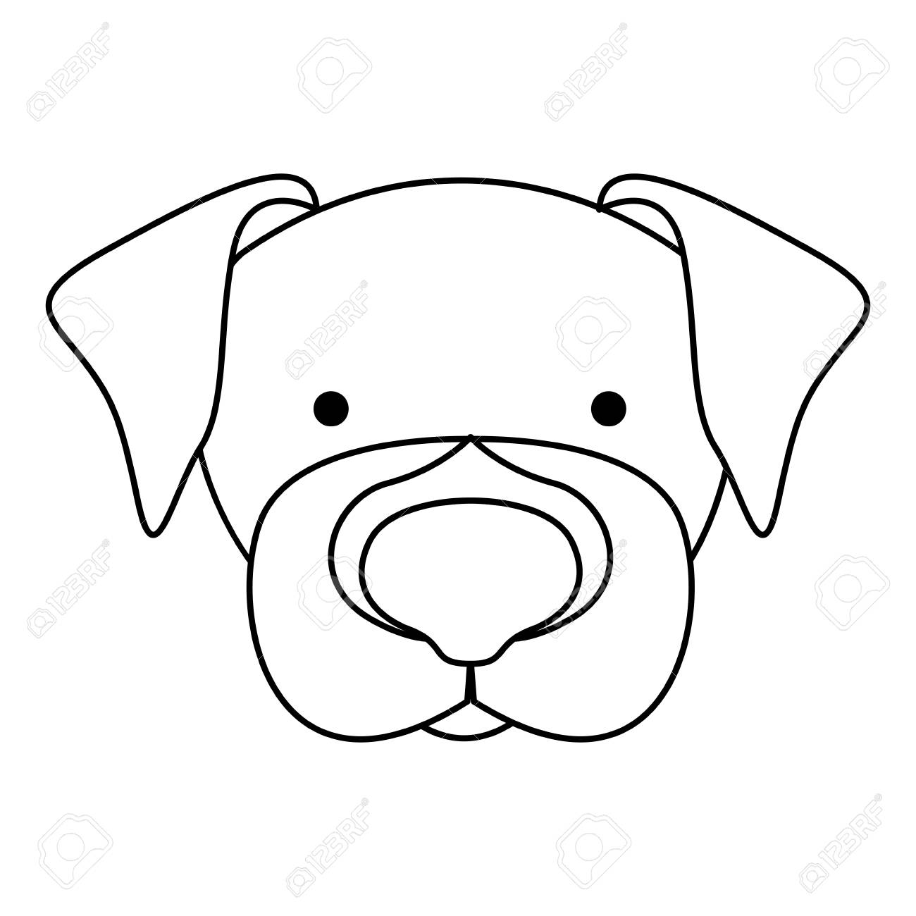 エンブレム犬ハンター都市アイコン ベクトル イラスト のイラスト素材 ベクタ Image