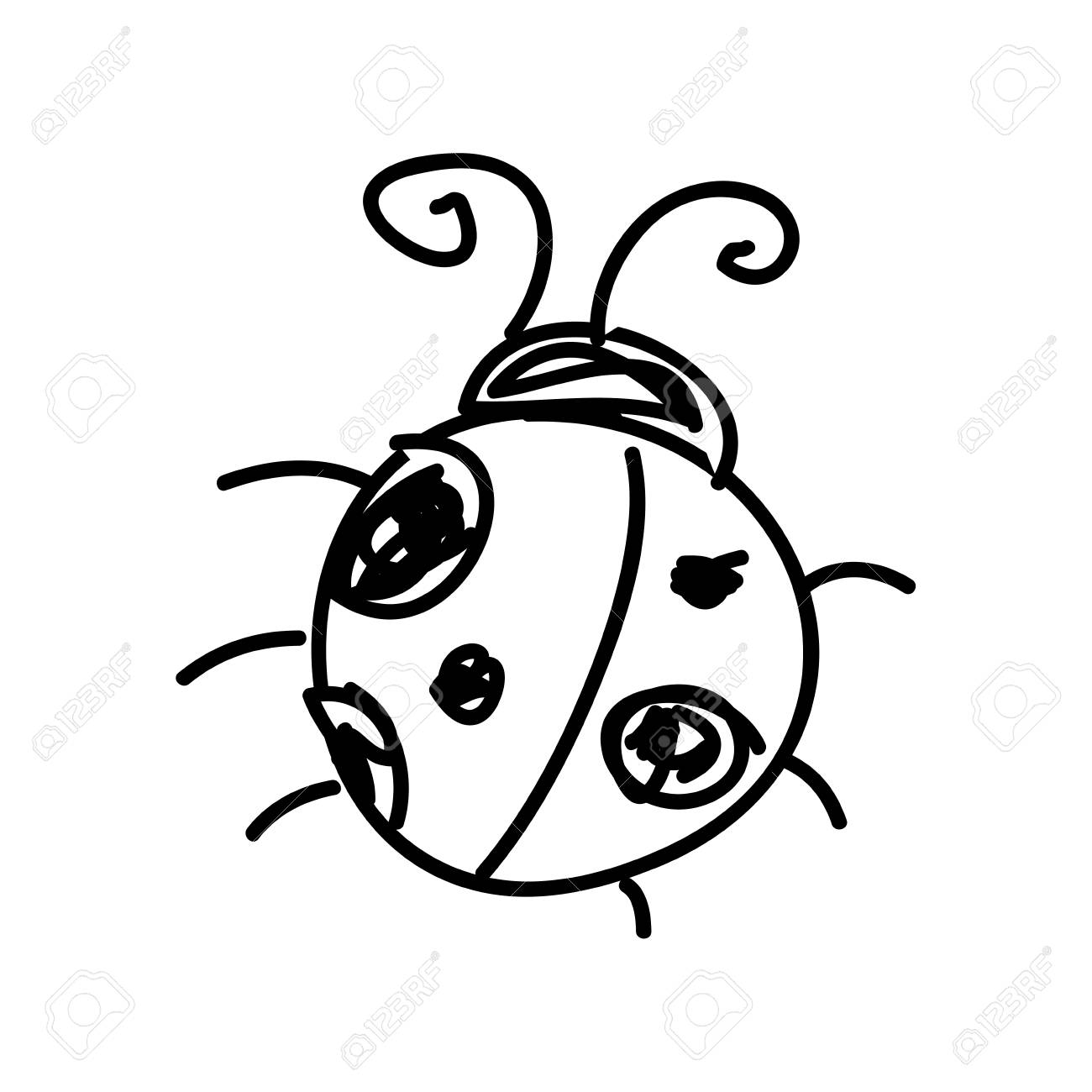 Drawing Of A Ladybug HighRes Vector Graphic  Getty Images