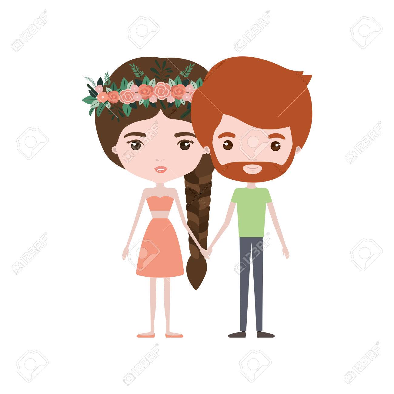 ひげを生やした男性と女性のスカートとトップのカラフルな似顔絵薄いカップル三つ編み髪型の花の冠と手のベクトル図を保持 のイラスト素材 ベクタ Image 59 ひげを生やした男性と女性のスカートとトップのカラフルな似顔絵薄いカップル三つ編み髪型の花の冠と手のベクトル図を保持 のイラスト素材 ベクタ Image 59