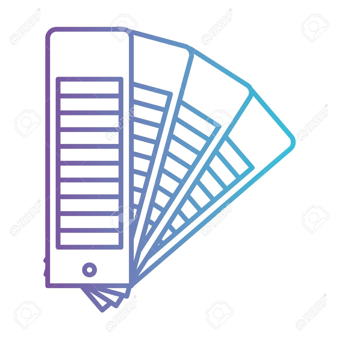 Uma Cor Paleta Pintura Design Arco Iris Cor Criativa Ilustracao Vetorial Ilustraciones Vectoriales Clip Art Vectorizado Libre De Derechos Image 94705771