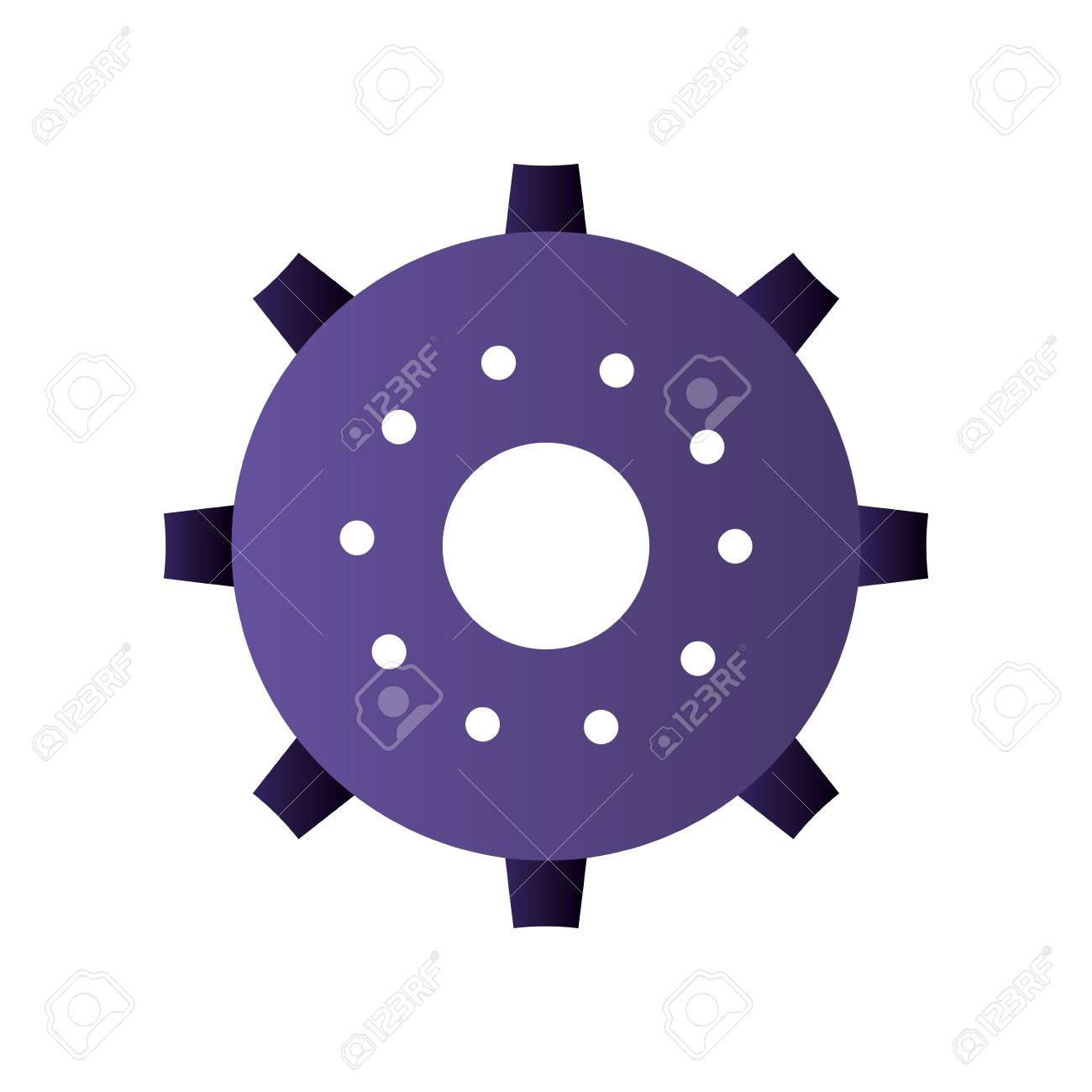Motor Gear Isolated Icon Vector Illustration Design Royalty Free Cliparts Vectors And Stock Illustration Image 126798870