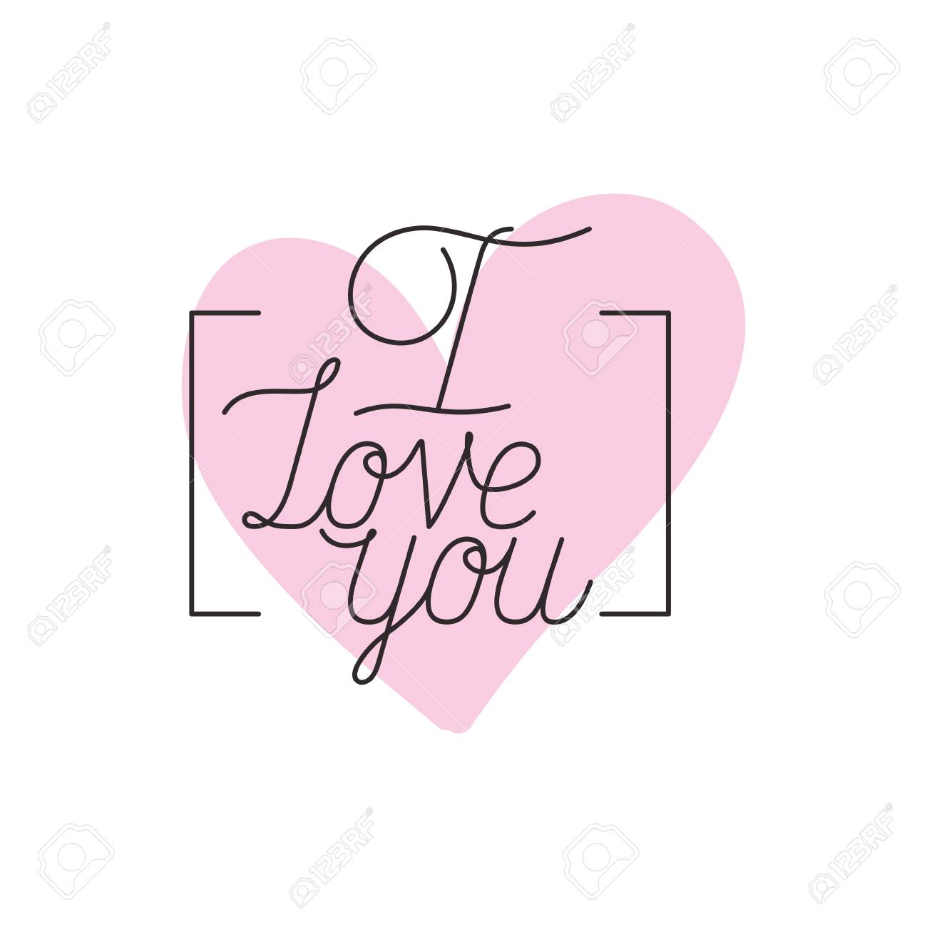 I Love You Mom Label Isolated Icon Vector Illustration Design