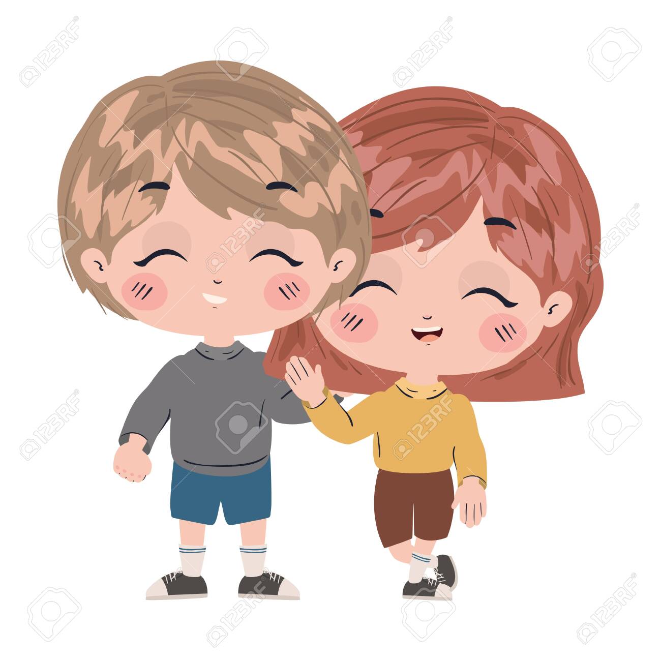 Girl And Boy Cartoon Design, Firiendship Together Friends Happy People And Young Theme Vector Illustration Royalty Free SVG, Cliparts, Vectors, And Stock Illustration. Image 134030528. Girl And Boy Cartoon Design, Firiendship Together Friends Happy People And Young Theme Vector Illustration Royalty Free SVG, Cliparts, Vectors, And Stock Illustration. Image 134030528.