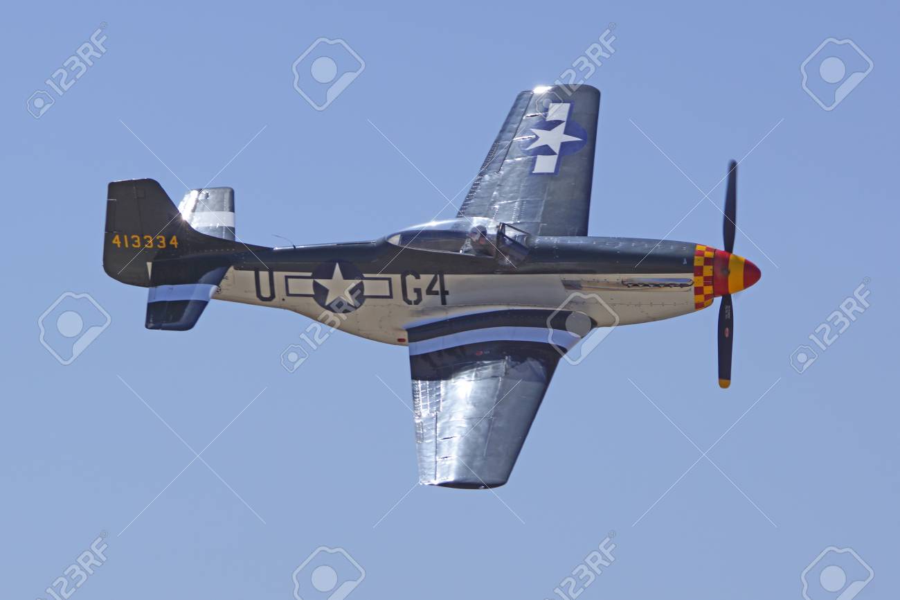 P 51 Mustang Wwii Fighter Airplane Stock Photo Picture And Royalty Free Image Image
