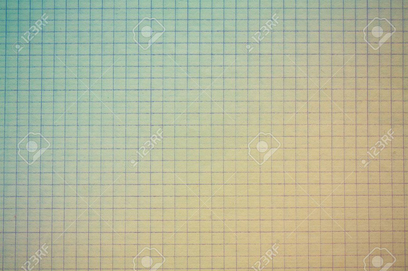 drafting paper or graph paper with blue and yellow gradients stock