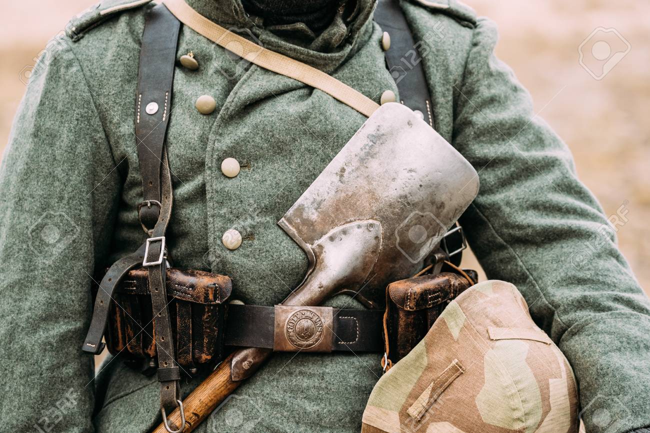 ドイツの兵士の第二次世界大戦のドイツ軍の弾薬。の写真素材
