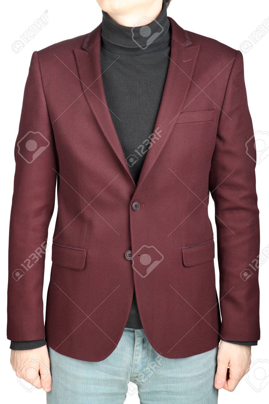 crimson red blazer
