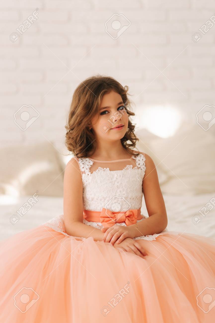 Peach colour dress for ladies Clearance