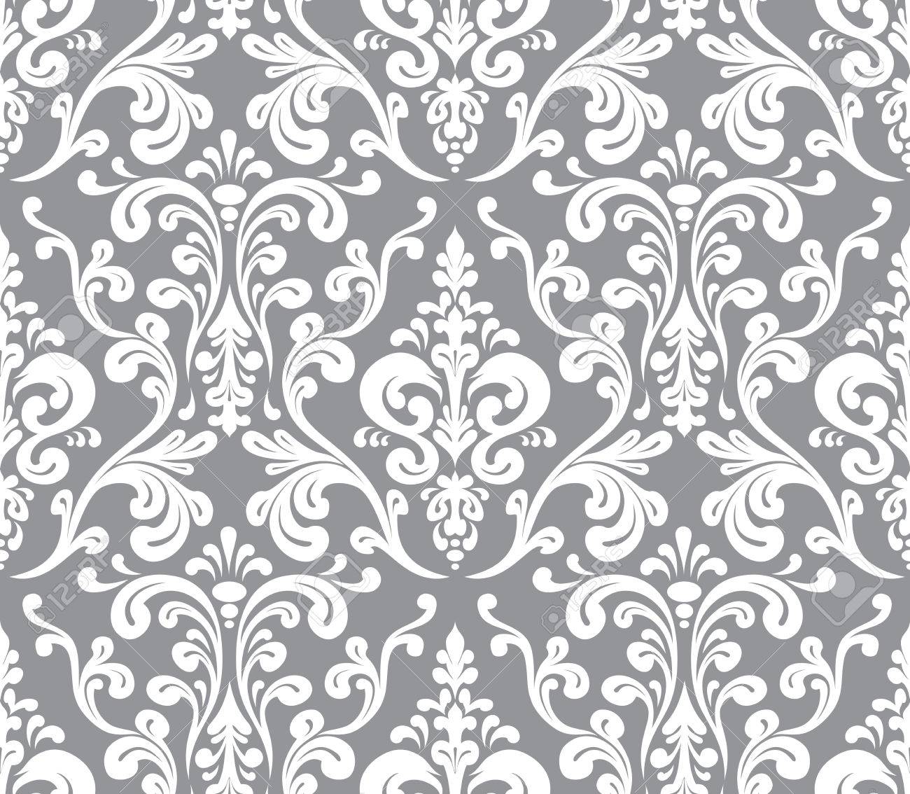 grey damask background